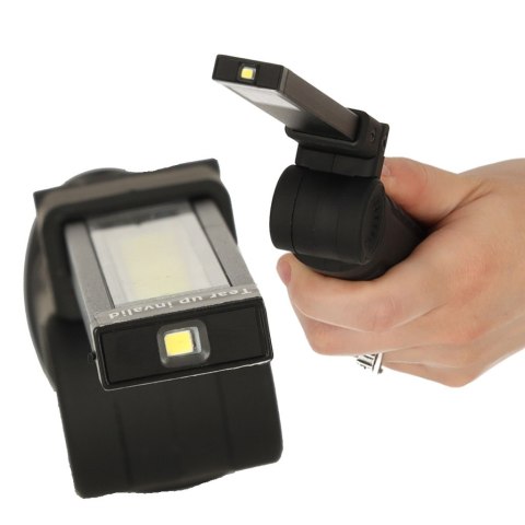 Lampa warsztatowa latarka LED USB 5 trybów składana magnes hak akumulator 1200 mAh 200 lm KAFUWELL Lampa warsztatowa latarka LED USB 5 trybów składana magnes hak akumulator 1200 mAh 200 lm KAFUWELL