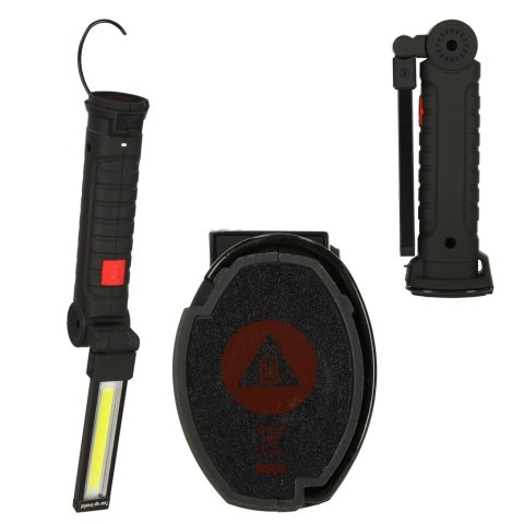 Lampa warsztatowa latarka LED USB 5 trybów składana magnes hak akumulator 1200 mAh 200 lm KAFUWELL Lampa warsztatowa latarka LED USB 5 trybów składana magnes hak akumulator 1200 mAh 200 lm KAFUWELL
