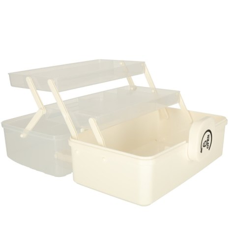 Organizer na leki pojemnik pudełko kasetka apteczka duży XL na zamek skrzynka 29x16x15cm Organizer na leki pojemnik pudełko kasetka apteczka duży XL na zamek skrzynka 29x16x15cm
