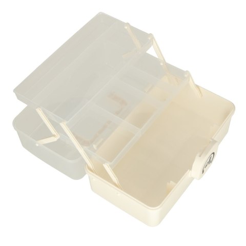 Organizer na leki pojemnik pudełko kasetka apteczka duży XL na zamek skrzynka 29x16x15cm Organizer na leki pojemnik pudełko kasetka apteczka duży XL na zamek skrzynka 29x16x15cm