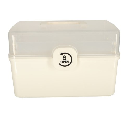 Organizer na leki pojemnik pudełko kasetka apteczka duży XXL na zamek skrzynka 34x19x22,5cm Organizer na leki pojemnik pudełko kasetka apteczka duży XXL na zamek skrzynka 34x19x22,5cm