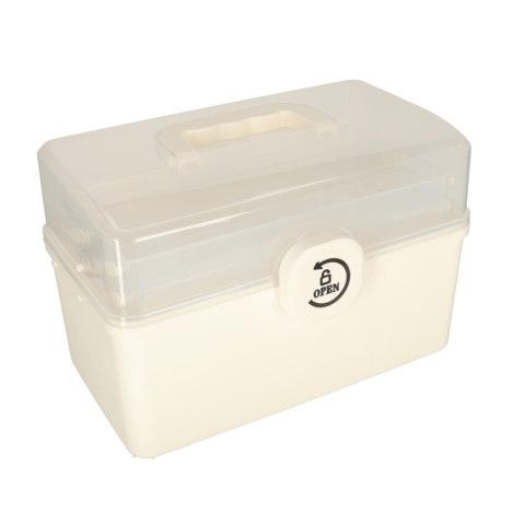 Organizer na leki pojemnik pudełko kasetka apteczka duży XXL na zamek skrzynka 34x19x22,5cm Organizer na leki pojemnik pudełko kasetka apteczka duży XXL na zamek skrzynka 34x19x22,5cm